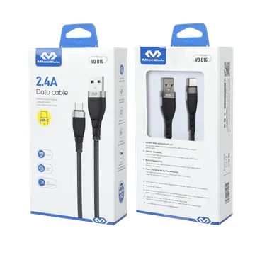 Кабель зарядки Miccell VQ-D16 For Type C