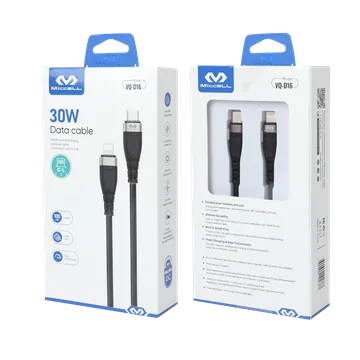 Кабель зарядки Miccell VQ-D16C-L(30W)