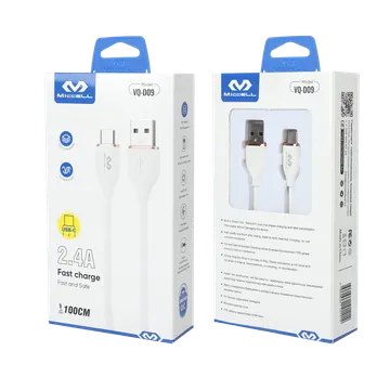 Кабель зарядки Miccell VQ-D09 For Type C