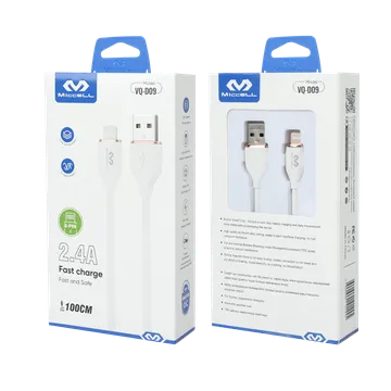 Кабель зарядки Miccell VQ-D09 For Lightning