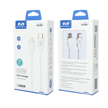 Кабель зарядки Miccell VQ-D09C-L(30W)