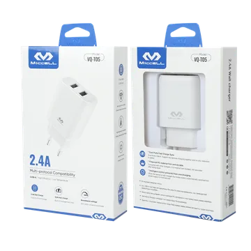 Зарядное устройство Miccell VQ-T05 2.4A, Белый